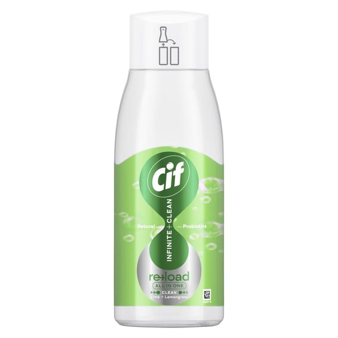 Cif Infinite Clean Citroen & Citroengras Navulling Universele Schoonmaakspray 590 ml