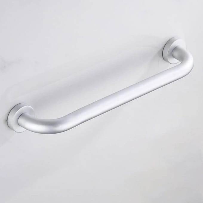 Badkamer handgreep - Veiligheidsbeugel - Ondersteuning bij douchen - Ruimte aluminium - 30 cm - Mat