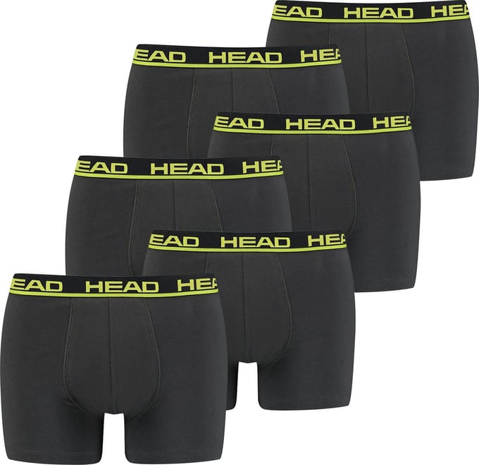 BOXERS Set van 6 Head Basic Boxerbroeken voor heren, Shorts, ondergoed, ondergoed