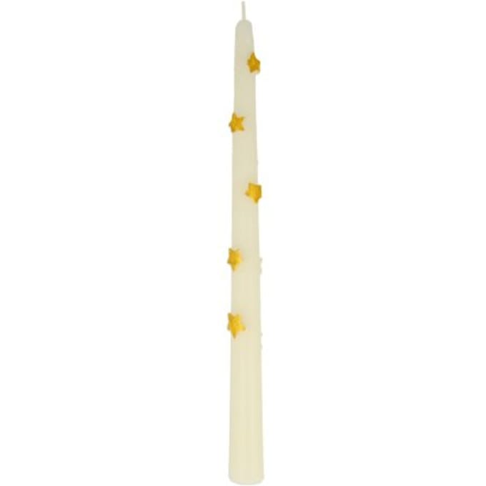Meri meri kerst - ster kaarsen goud à 2 stuks