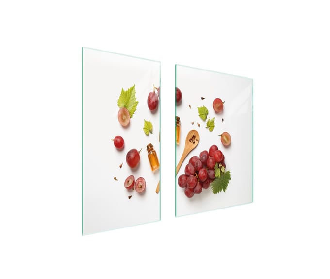 TMK ArtDeko - Snijplank - Glas - 75x52 cm - Owoce