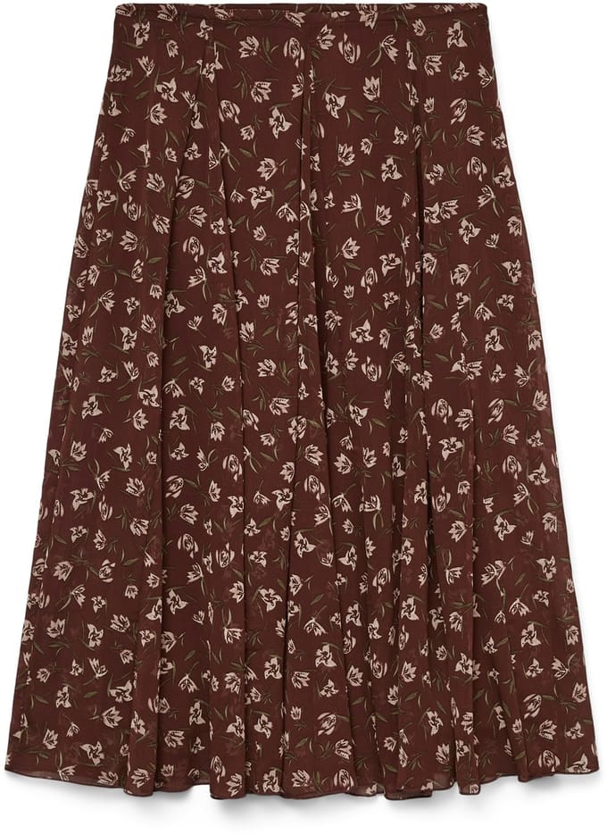 VERO MODA - VMIHANNAH MW 7/8 SKIRT WVN SP - Dames - Rokken