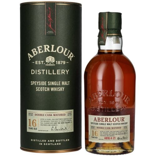 Aberlour 16 Years Old DOUBLE CASK MATURED 43% Vol. 0,7l in geschenkverpakking
