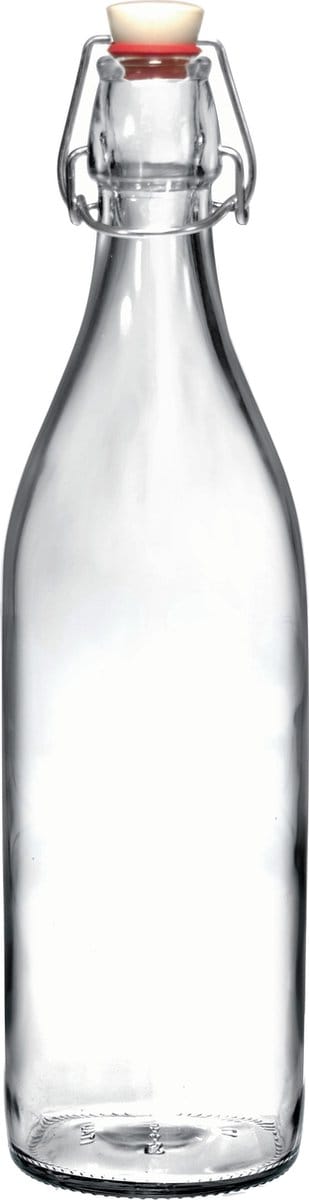 Bormioli Giara Fles Met Capsule Transparant 1l Bl