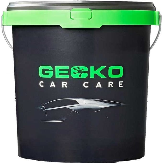 Gecko Autowasemmer met deksel zwart met draagbeugel voor autowas