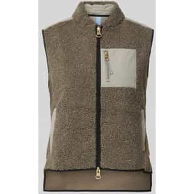 Bodywarmer met tweewegritssluiting en borstzak model 'Rowe'