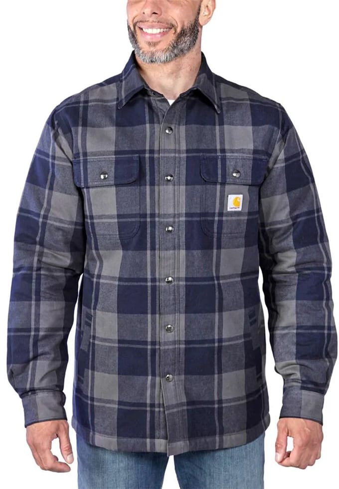 Carhartt Tj4452 Overhemd Blauw M Man