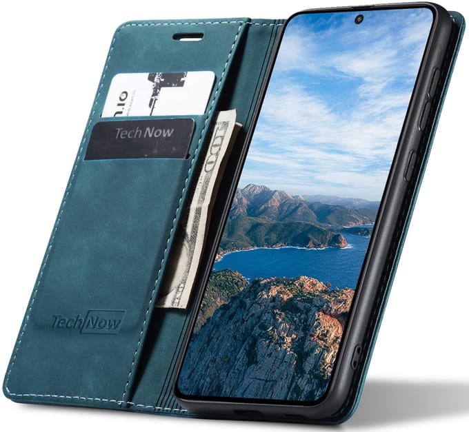 Hoesje geschikt voor Poco X7 Pro - Book Case Leer Slimline Blauw