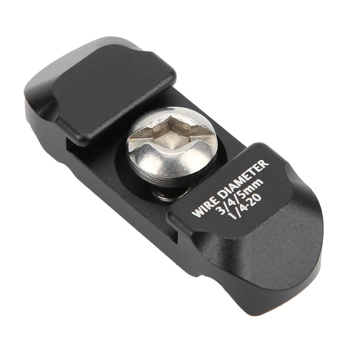 Camera Kabelklem Draagbare Kooi L-Plaat Fitting Draadklem Organizer voor SLR DSLR Camera black
