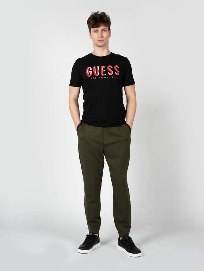 Guess broek Takoda Mannen groen