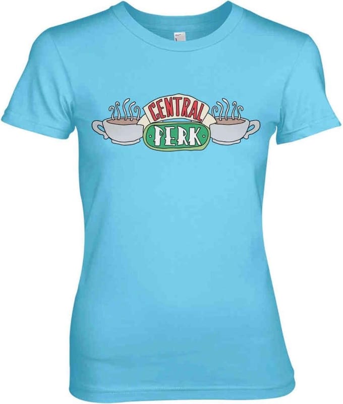 Friends Dames Tshirt -S- Central Perk Blauw