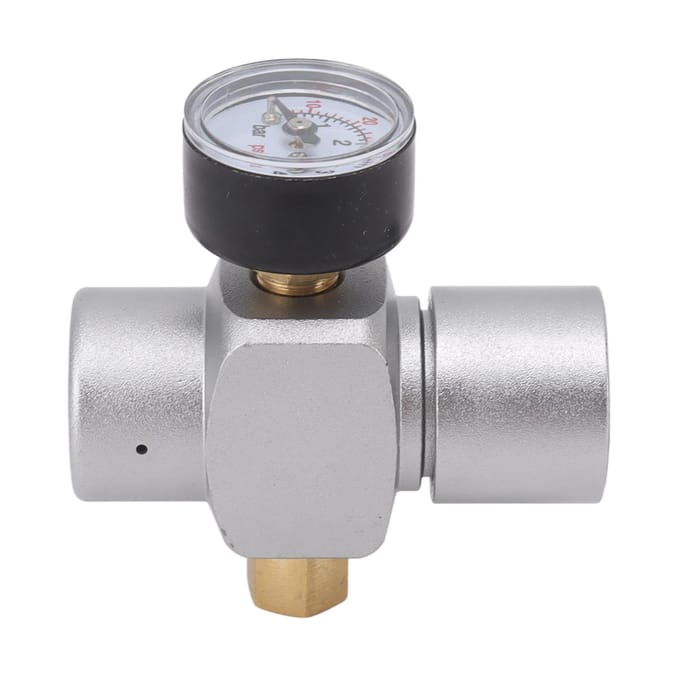 Waterdrukreduceerventiel 0?60PSI RVS Drukregelaar Multifunctionele Slang white