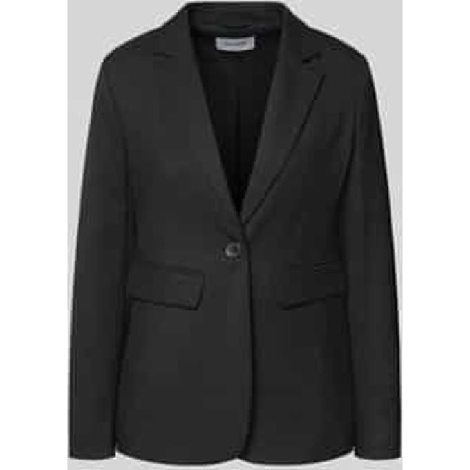 Slim fit blazer met reverskraag