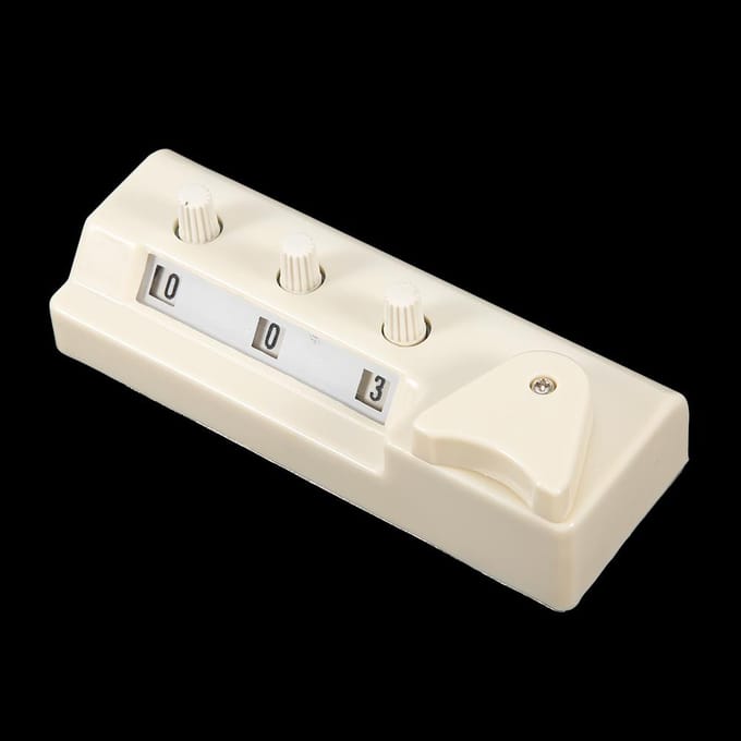 Breimachine Rijenteller Breimachine Accessoire voor Zilveren Reed beige