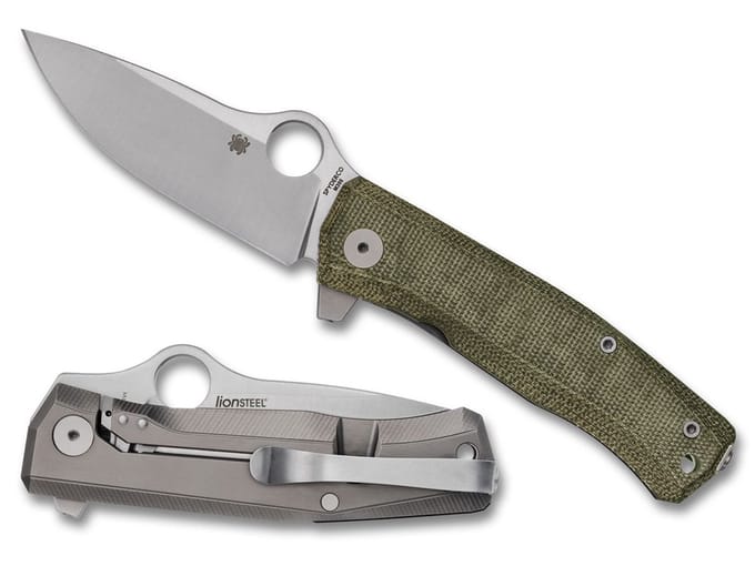 Spyderco spymyto micarta / titanium m398