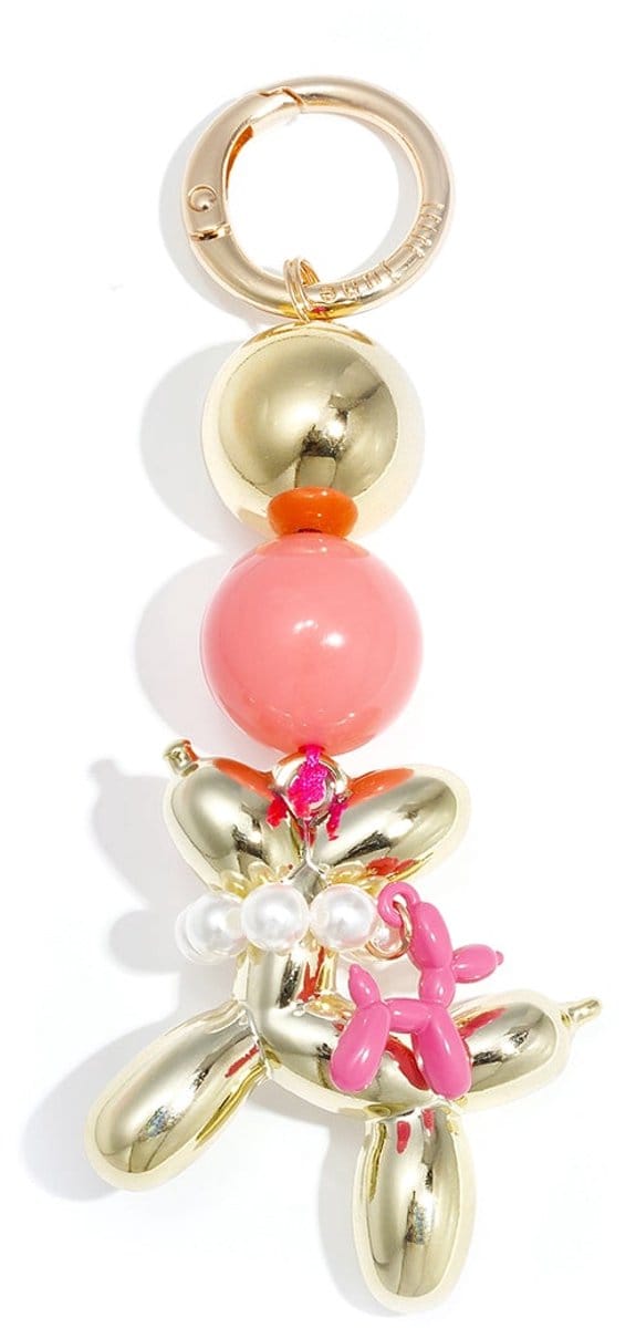 Schattige ballonhond sleutelhanger - Watermeloen rood
