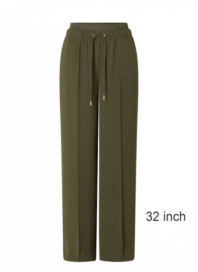YEST CURVE YCGreta Bottoms - Army Green - maat WX-0(44) / L32