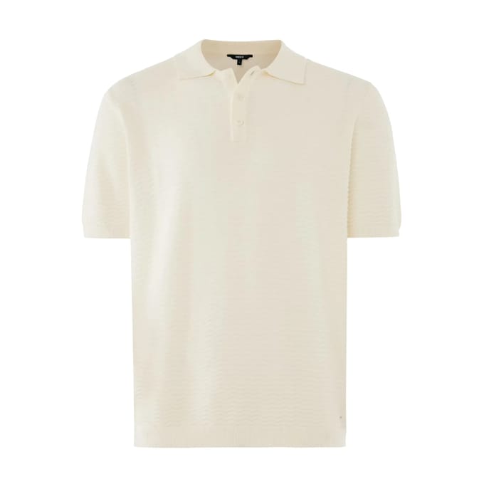 Polo met golven jacquard Mexx