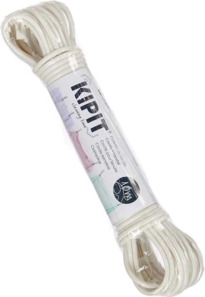 Kipit Waslijn - 10 meter - PVC - wit - drooglijn / waslijndraad