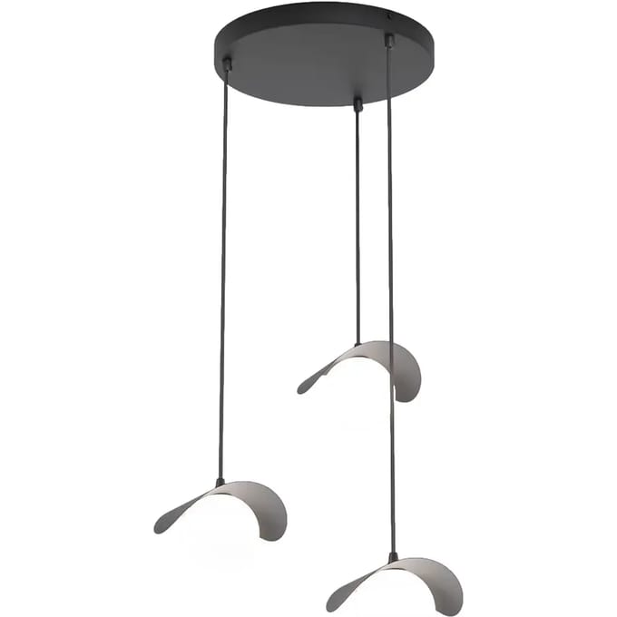 Emibig RITUAL 3 PREM Zwarte Hanglamp/Plafondlamp G9 8W LED Wit