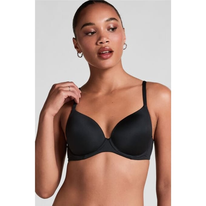 Hunkemöller Voorgevormde BH Super soft - zwart - Maat E85