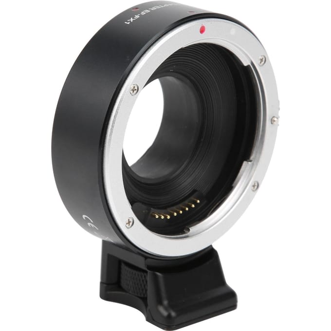 EFFX1 Autofocus Lens Mount Adapterring voor Canon EF EFS Mount Lens naar voor Fujifilm XMount Camera black