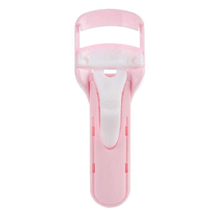 Draagbare Mini Wimpertang Krultang Clip Oogwimpers Krultang white