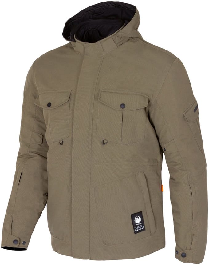 Merlin Jagger Urban Utility D3O Olijfgroen Textiele Motorjas - Jas