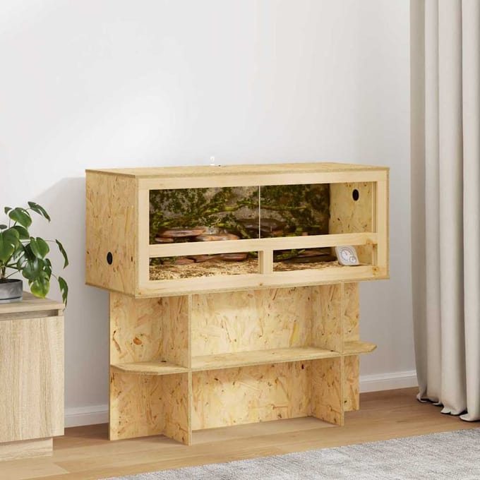 vidaXL Terrarium Bruin 100 x 40 x 40 cm OSB