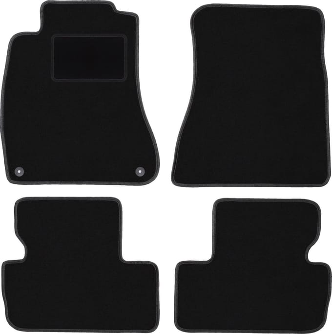 Zwarte veloursmatten voor: Lexus IS II sedan (2005-2013)