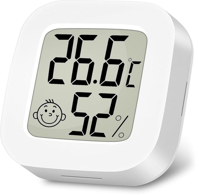 Digitale Hygrometer & Thermometer Binnen met LED-Display en Comfortindicator