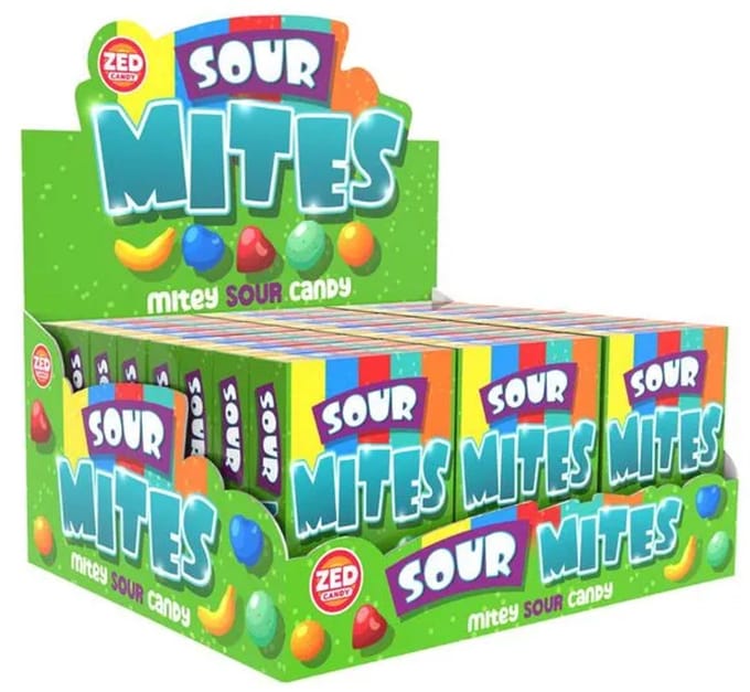 Mites sour theater box 12x 140 g