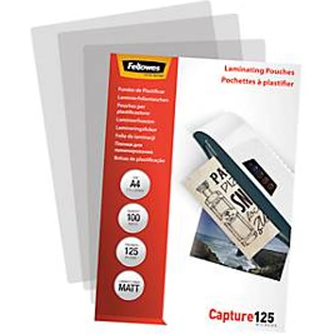 Fellowes - 100-pack - matte - A4 - lamination pouches