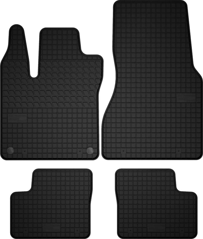 Wielganizator SolidTread Serie - Rubbermatten Compleet - Renault Twingo III - Hatchback - Zwart