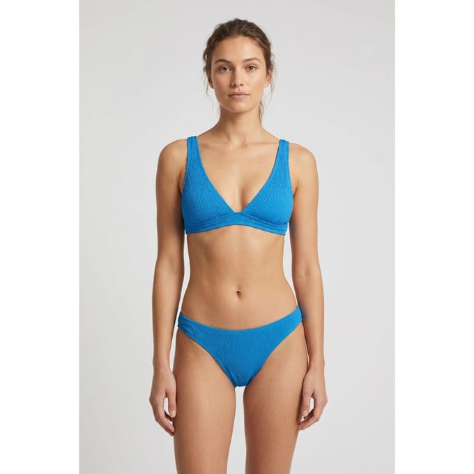 Shiwi Regular Bikini Bottom Madeira Structure Blue Madeira Structu Maat: 44 | Bikini's Outlet | Dames | Blauw