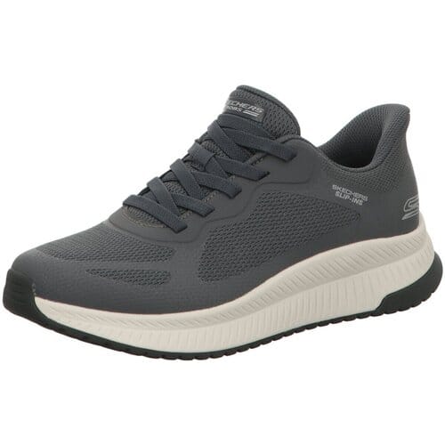 Skechers Slip-ins: BOBS Squad 4 heren sneakers grijs - Maat 43 - Extra comfort - Memory Foam