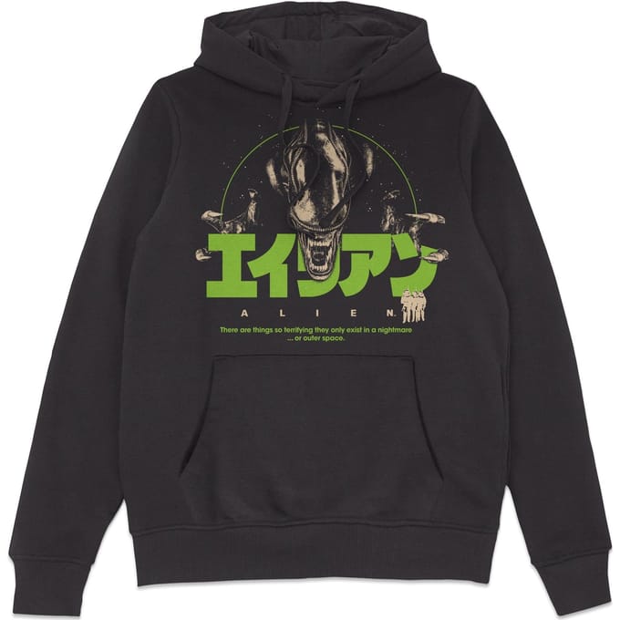 Alien Space Nightmare Hoodie - Black - XL