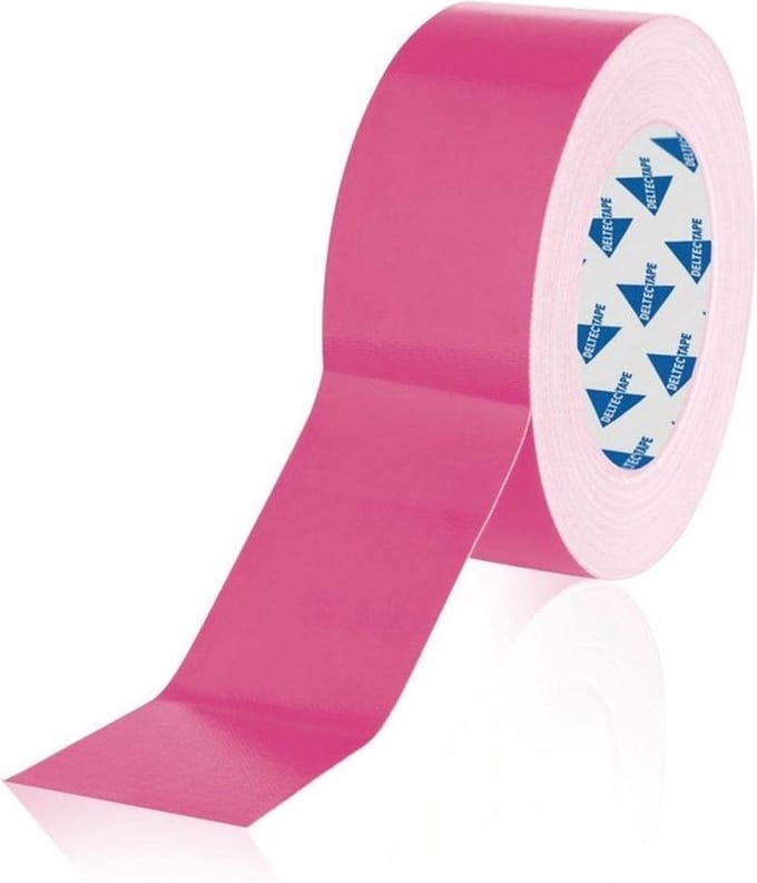 Deltec Gaffa Tape Pro 50mm x 25m Roze