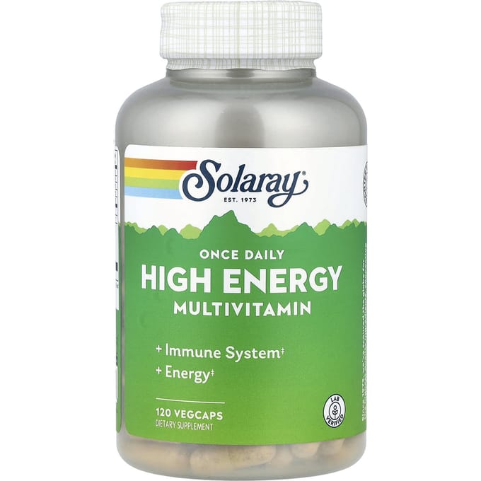 Eens per dag, hoge energie, multivitamine, 120 plantaardige capsules