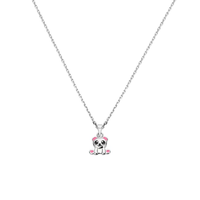 zilver gerhodineerd collier panda 36 + 4 cm 1337288