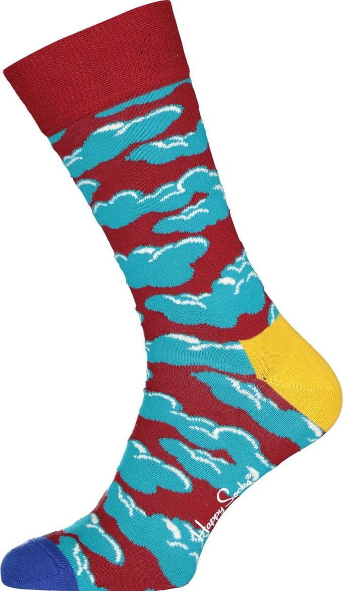 Happy Socks Under The Clouds Sock - avondrood met wolken - Unisex - Maat: 36 - 40