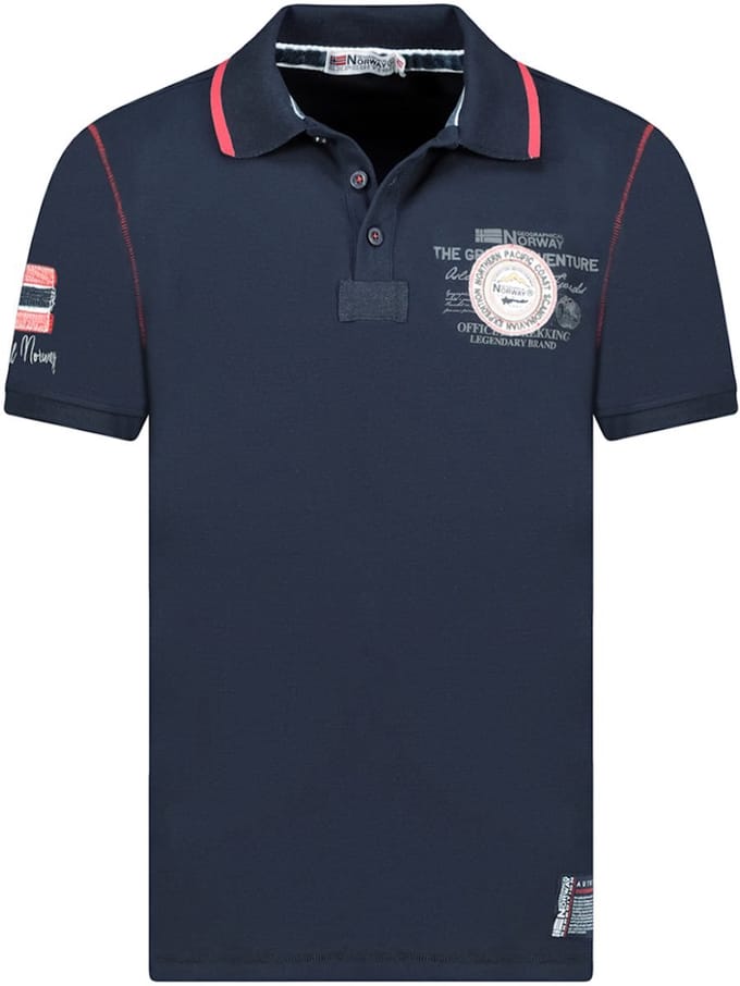Geographical Norway Expedition Polo Kilsvik Navy - M