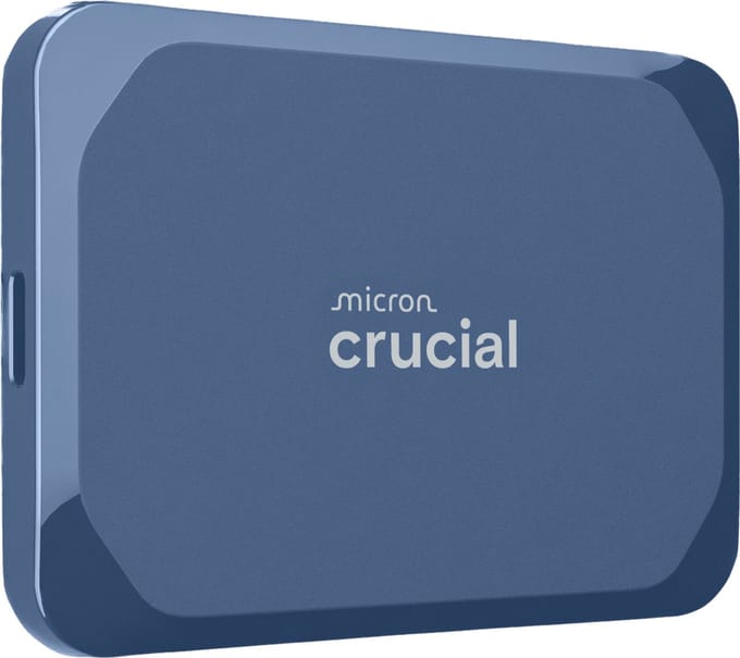 Crucial X10 Portable SSD 2TB Blau