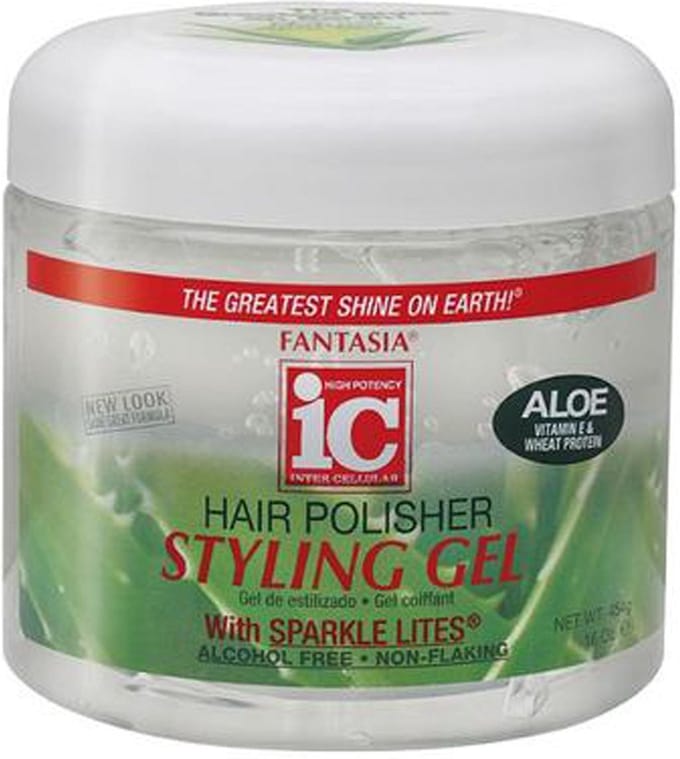 Fantasia ic hair polisher styling gel with sparkle lites