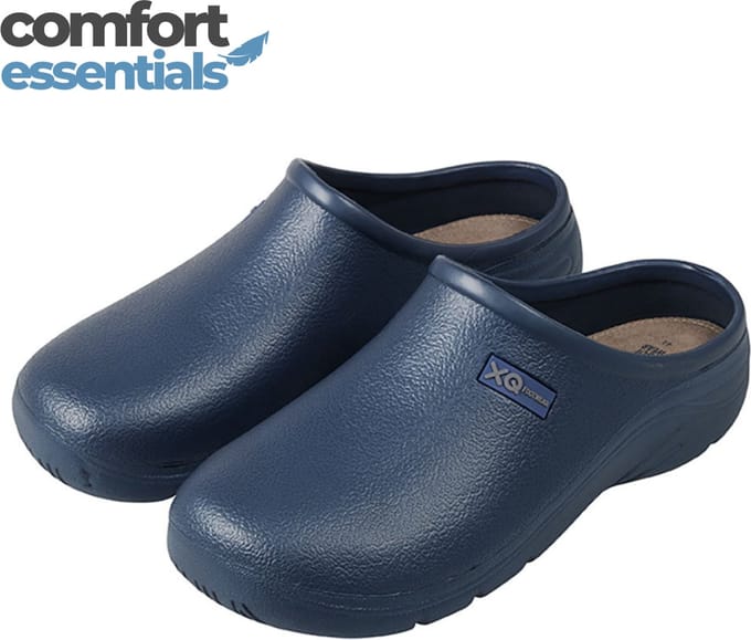 Klompen Dames - Tuinklompen Dames Blauw - Navy - Tuinschoenen - Slippers Dames - Clogs Dames - Instappers Dames