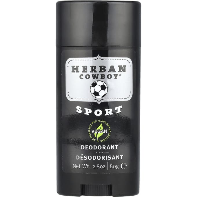 Herban Cowboy, Déodorant, Sport, 80 g (2,8 onces) gray