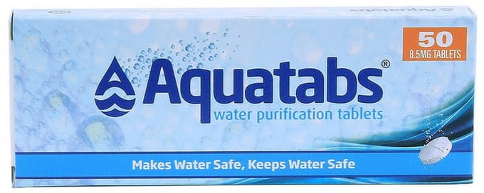 Aquatabs waterzuiveringstabletten - 50 stuks