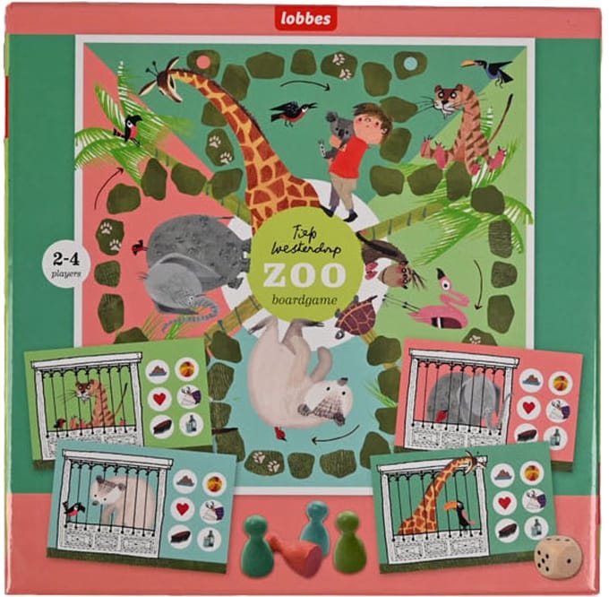Lobbes Animals by Fiep Board Game