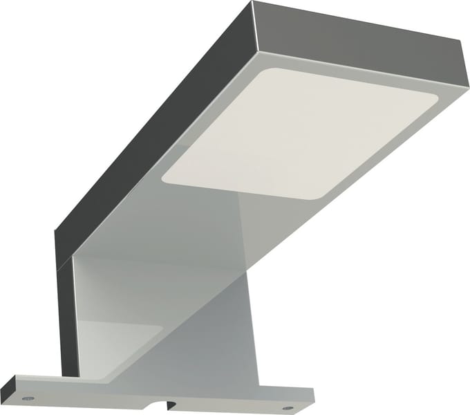 Allibert Ledspot Toreno - Rechthoekig - Chroom - 4w - 3200k - Ip44
