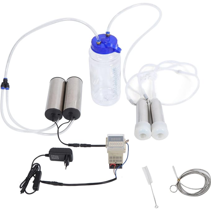 2L Elektrische Melkmachine Draagbare Melker Impulstype Handpomp(koe )